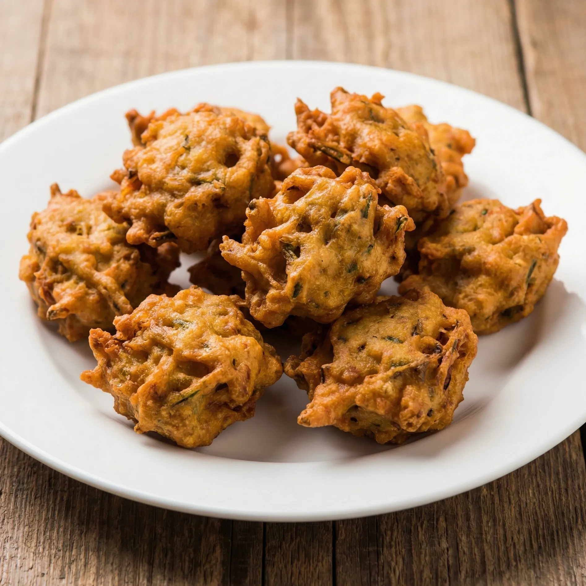 Veg pakora at Royal Bistro Indian restaurant Duncan BC - crispy vegetable fritters